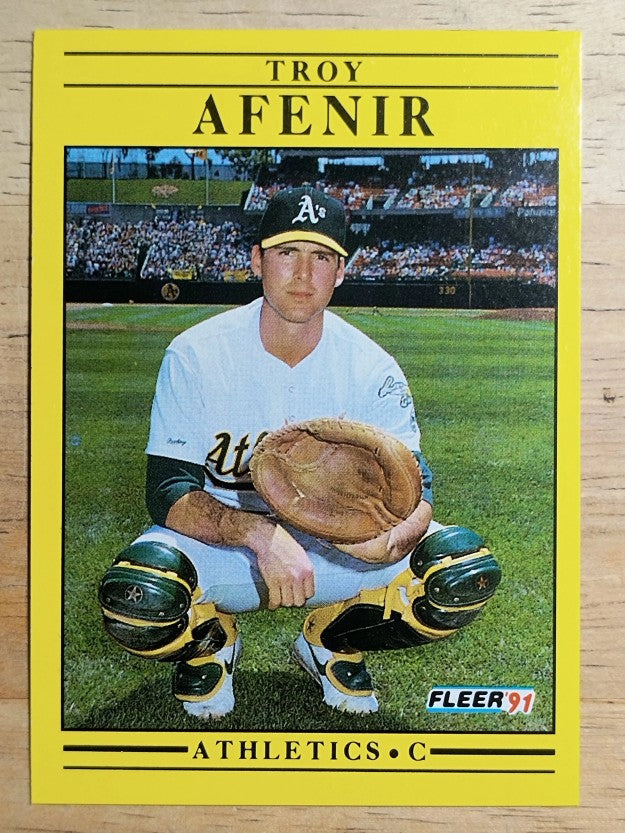 1991 Fleer #1 Troy Afenir RC
