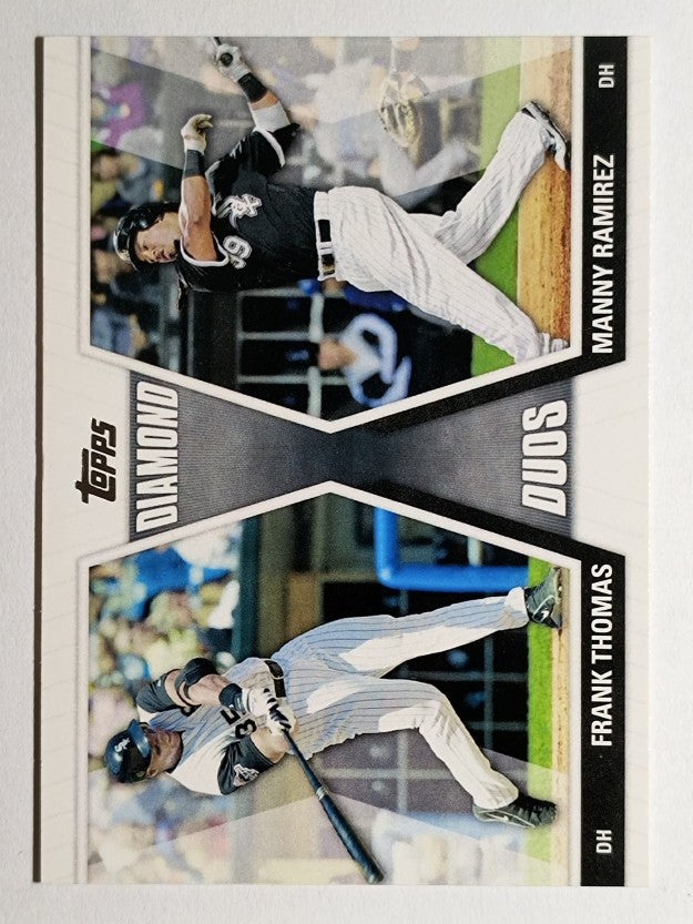 2011 Topps Diamond Duos #TR Frank Thomas/Manny Ramirez