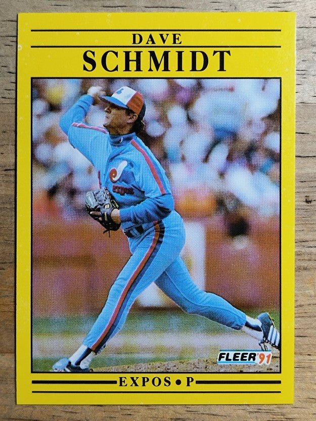 1991 Fleer #249 Dave Schmidt