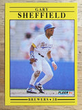 1991 Fleer #596 Gary Sheffield