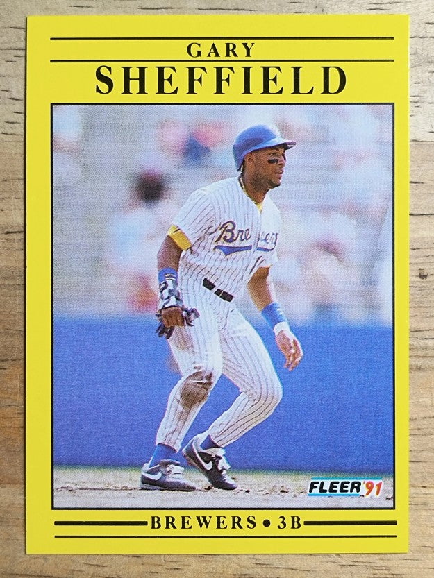 1991 Fleer #596 Gary Sheffield