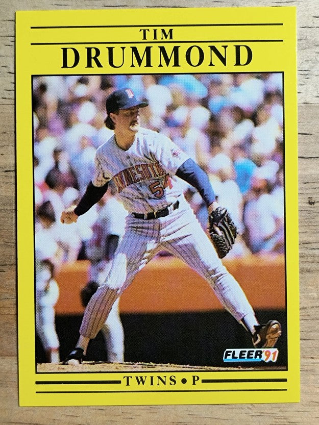 1991 Fleer #607 Tim Drummond