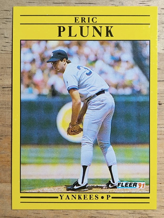 1991 Fleer #676 Eric Plunk
