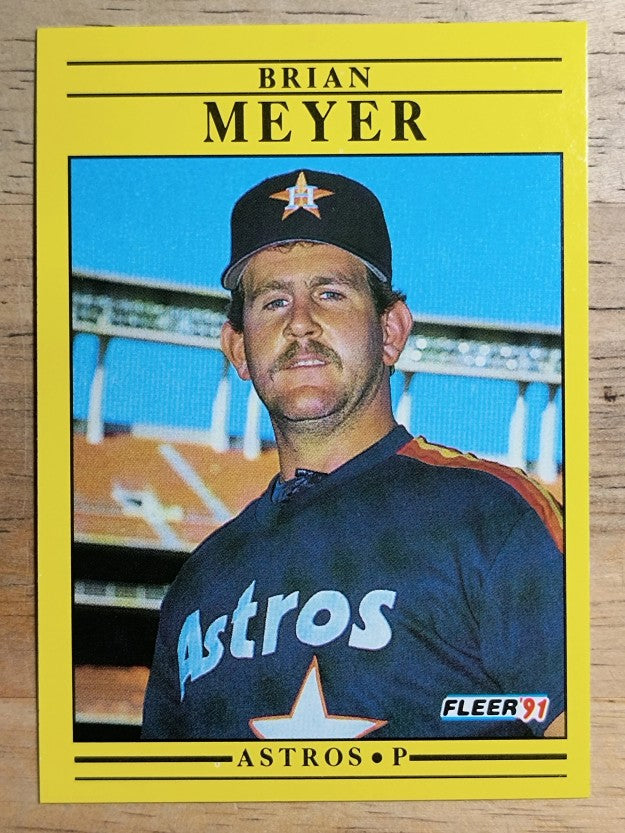 1991 Fleer #510 Brian Meyer