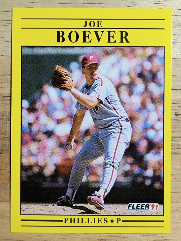 1991 Fleer #387 Joe Boever