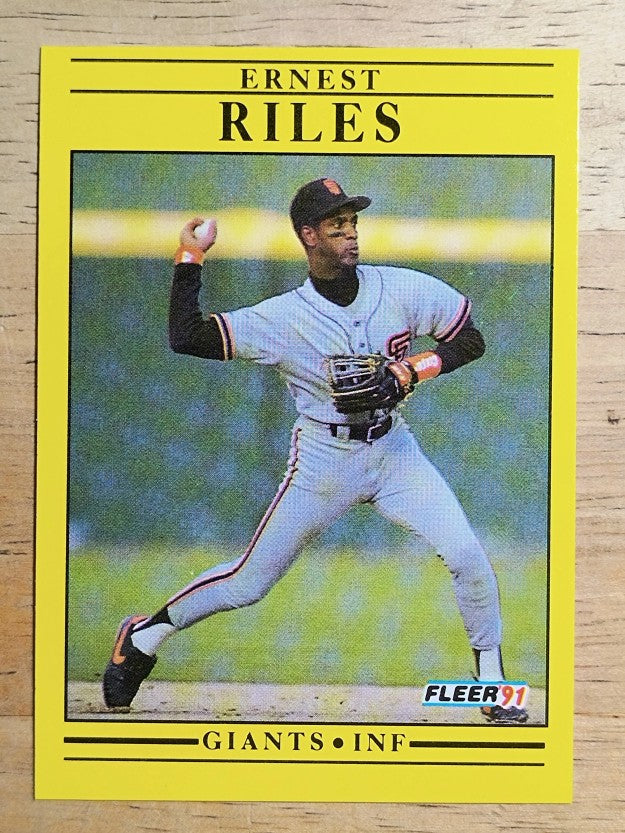 1991 Fleer #271 Ernest Riles