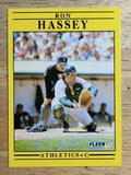 1991 Fleer #8 Ron Hassey