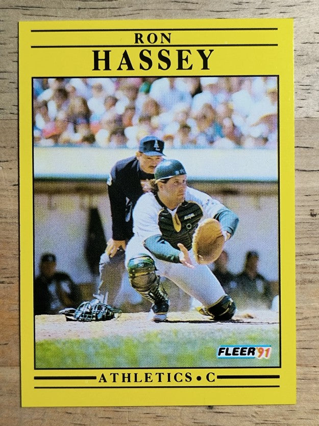 1991 Fleer #8 Ron Hassey