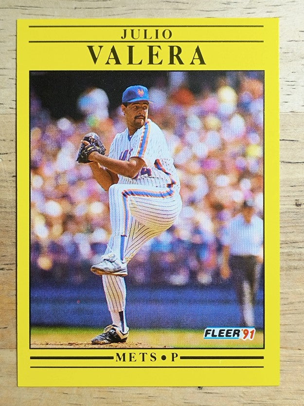 1991 Fleer #164 Julio Valera