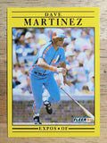 1991 Fleer #237 Dave Martinez