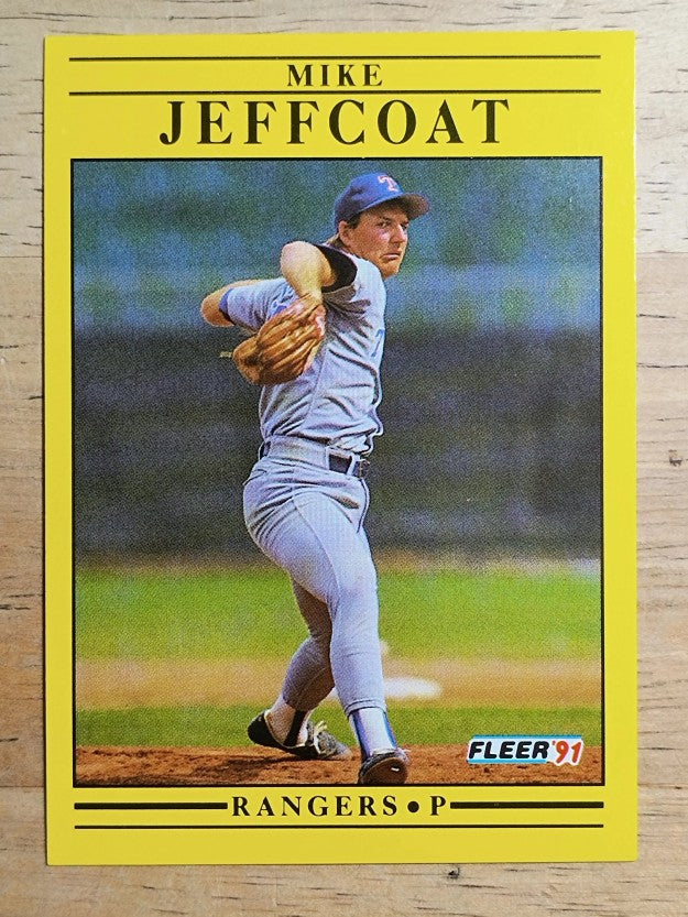 1991 Fleer #291 Mike Jeffcoat