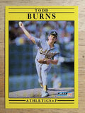 1991 Fleer #4 Todd Burns