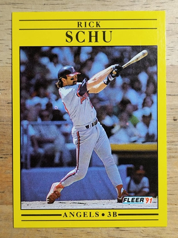 1991 Fleer #326 Rick Schu