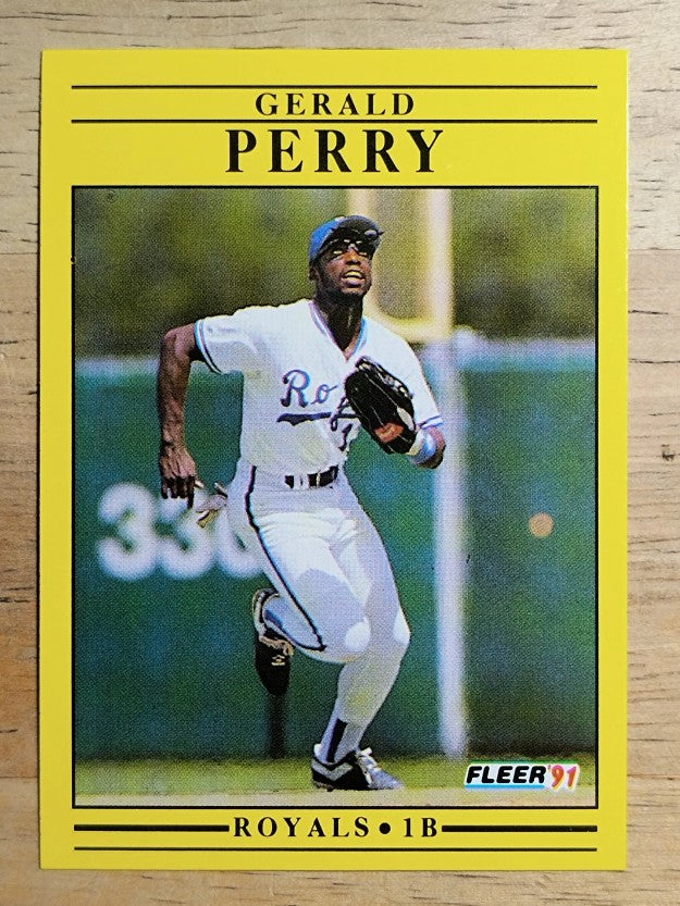1991 Fleer #566 Gerald Perry