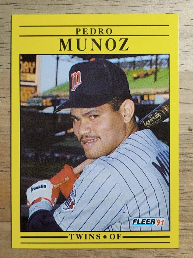 1991 Fleer #620 Pedro Munoz RC