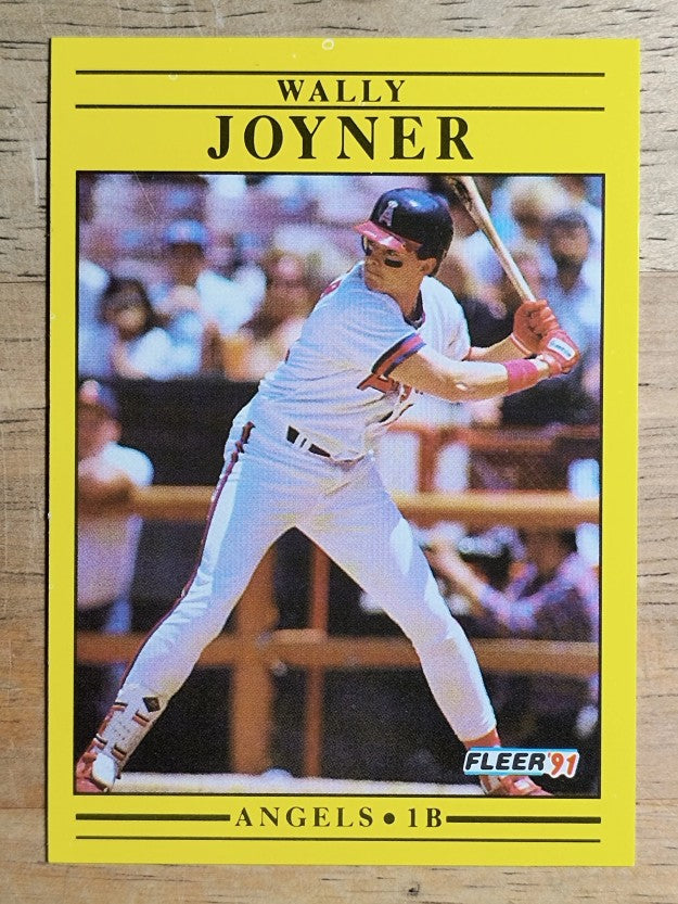 1991 Fleer #317 Wally Joyner