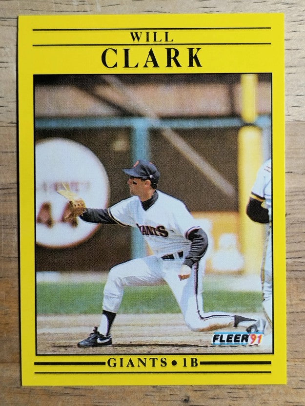 1991 Fleer #259 Will Clark