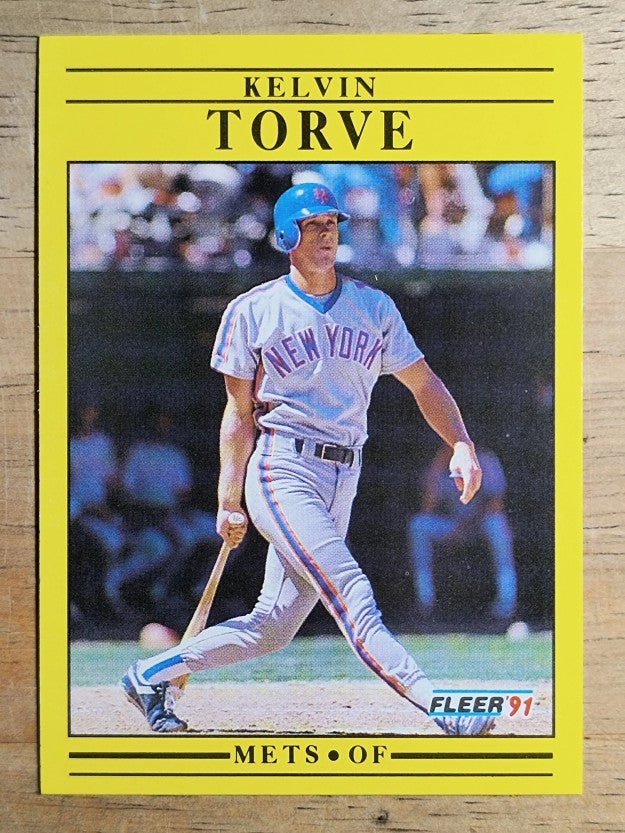 1991 Fleer #163 Kelvin Torve