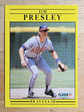 1991 Fleer #700 Jim Presley