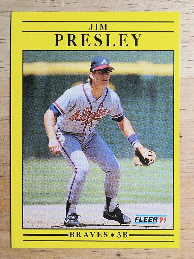 1991 Fleer #700 Jim Presley