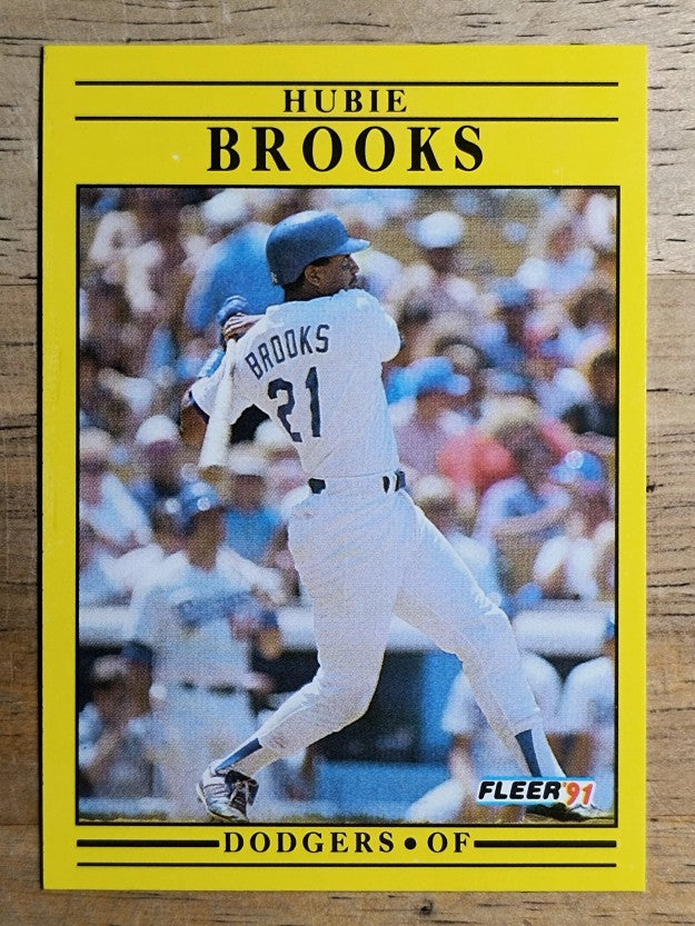 1991 Fleer #195 Hubie Brooks