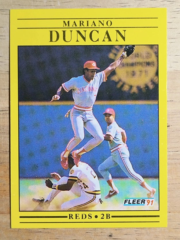 1991 Fleer #64 Mariano Duncan