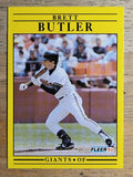 1991 Fleer #257 Brett Butler