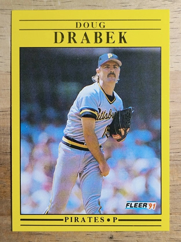 1991 Fleer #36 Doug Drabek