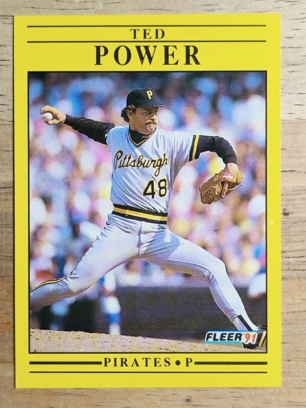 1991 Fleer #46 Ted Power