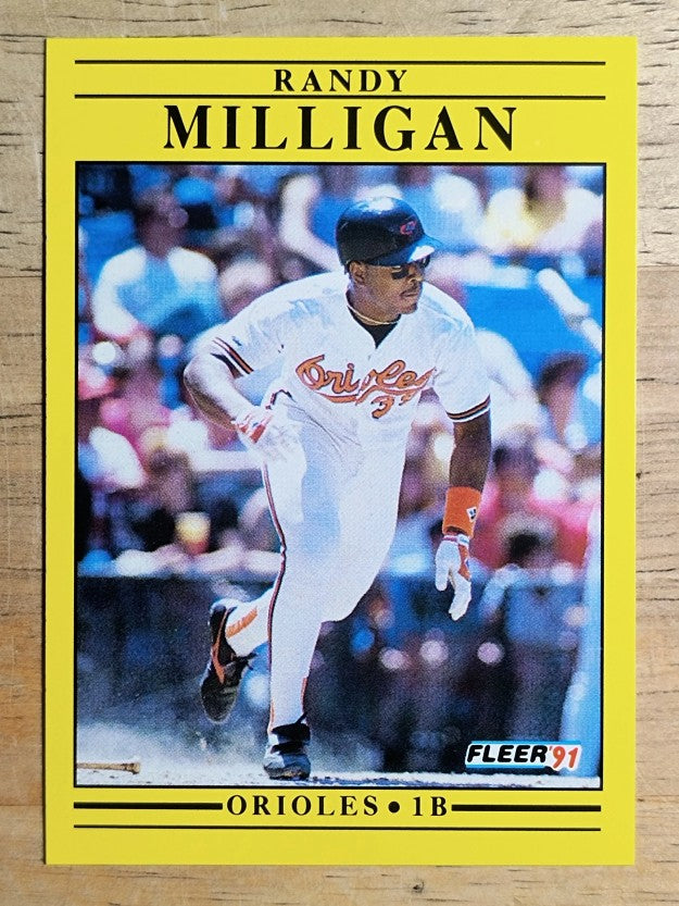 1991 Fleer #484 Randy Milligan