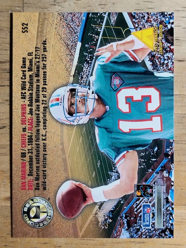 1995 Zenith Second Season #SS2 Dan Marino