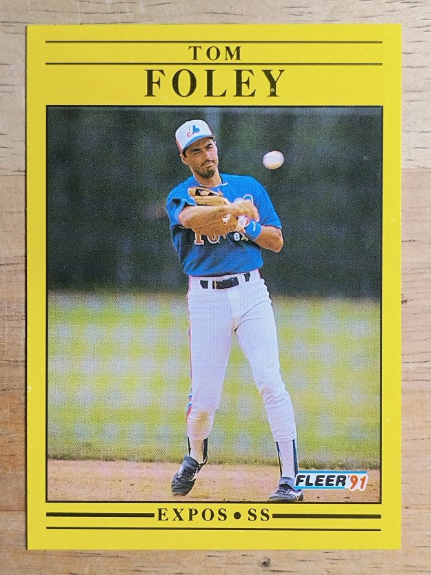 1991 Fleer #230 Tom Foley