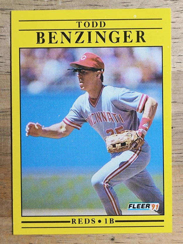 1991 Fleer #56 Todd Benzinger