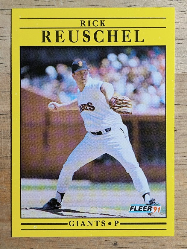 1991 Fleer #270 Rick Reuschel