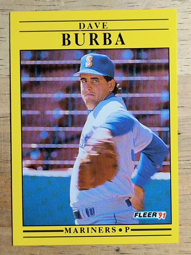 1991 Fleer #447 Dave Burba RC