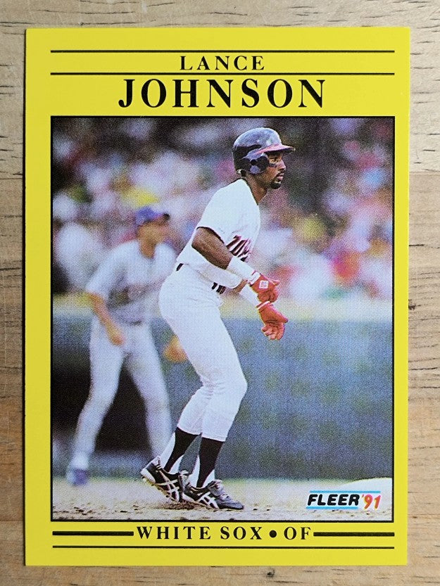 1991 Fleer #123 Lance Johnson