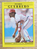 1991 Fleer #634B Pedro Guerrero COR/91 career SB
