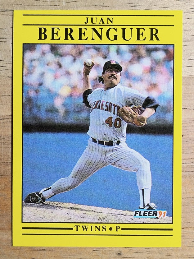1991 Fleer #604 Juan Berenguer