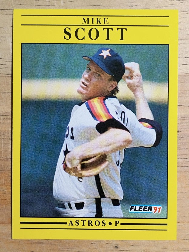 1991 Fleer #515 Mike Scott