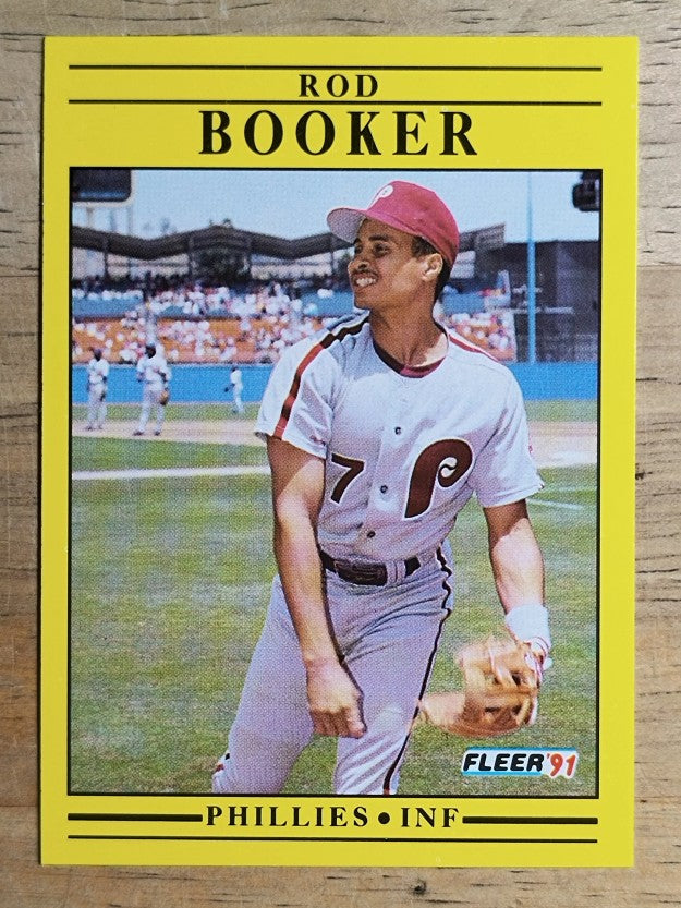 1991 Fleer #388 Rod Booker