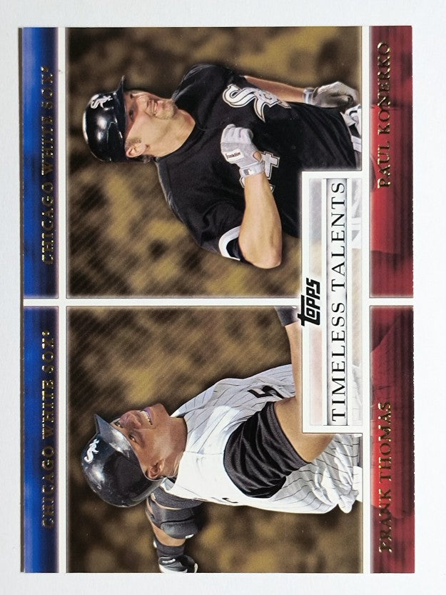 2012 Topps Timeless Talents #TT7 Frank Thomas/Paul Konerko
