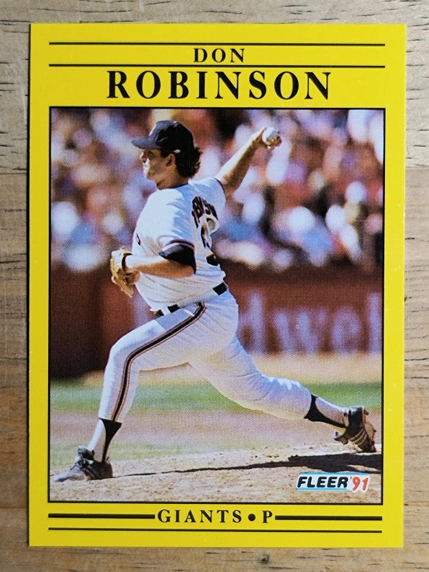 1991 Fleer #272 Don Robinson