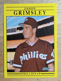 1991 Fleer #396 Jason Grimsley