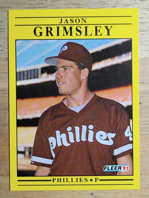 1991 Fleer #396 Jason Grimsley