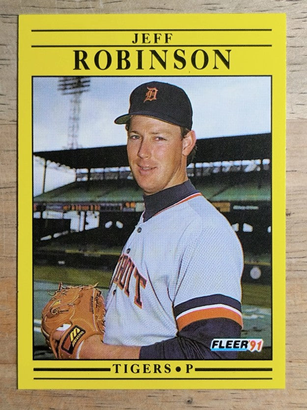 1991 Fleer #349 Jeff M. Robinson