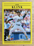 1991 Fleer #13 Joe Klink