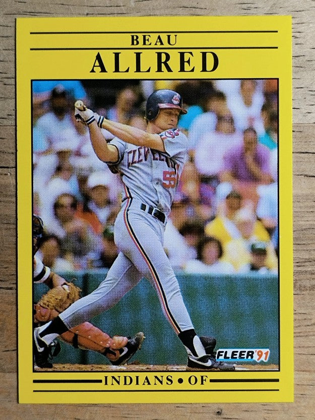 1991 Fleer #358 Beau Allred