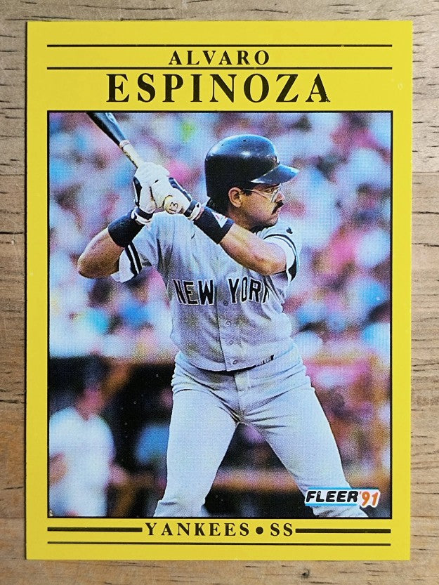 1991 Fleer #662 Alvaro Espinoza