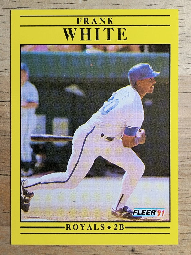 1991 Fleer #574 Frank White