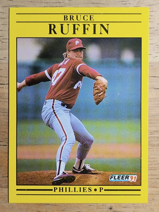 1991 Fleer #411 Bruce Ruffin